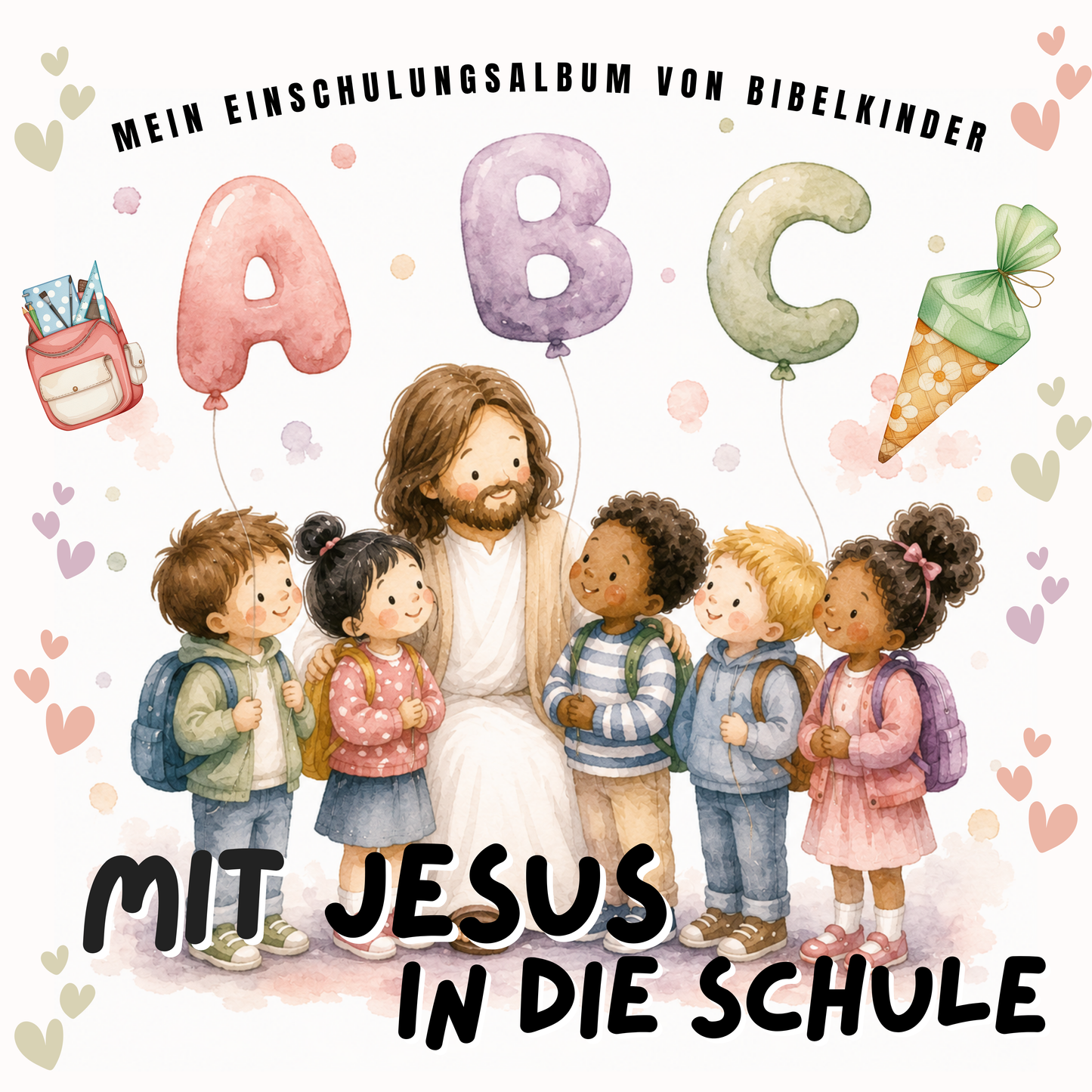 Mit Jesus in die Schule - Das Bibelkinder Einschulungsalbum